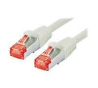 Tecline 15 m/S RJ45 FTP Cat6 Patch-câble réseau Cat6 (S/FTP (S-STP) RJ-45 RJ-45 mâle/mâle Couleur Blanc)