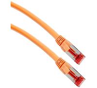 Tecline Câble de Brassage S-STP (PIMF), Cat 6, Orange, 10,0 m