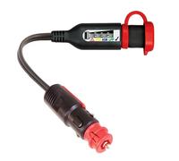 Tecmate Optimate Monitor O-126v2, Moniteur de l'état de la Batterie/du système de Charge pour Plomb-Acide 12 V et Lithium-ION 12,8 V, avec Prise Auto/DIN