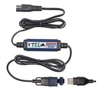 TecMate Optimate USB O-108, Chargeur USB en Ligne Intelligent 3 300 mA, avec Mode Veille et contrôleur de Batterie de véhicule.