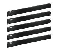 Tecmojo 1U Cache, Plaque de Montage en Rack pour Armoires de Serveurs 19 Pouces, Racks Réseau, Boîtiers et Armoires, Lot de 5, Noir