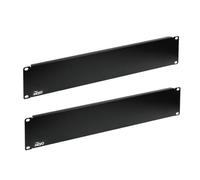 Tecmojo 2U Cache, Plaque de Montage pour Rack, pour Armoires de Serveurs 19 Pouces, Armoires Réseau, Boîtiers et Racks, Noir, Lot de 2