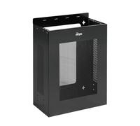 Tecmojo Armoire rack murale verticale 2U, profil bas, rack de serveur à montage mural, noir