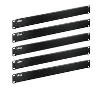 Tecmojo Panneau vierge 1U, plaque de montage en rack pour rack de serveur de 48,3 cm, rack réseau, boîtiers et armoires, noir (lot de 5)