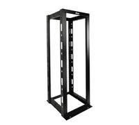Tecmojo Rack de serveur à cadre ouvert 38U, 4 montants réglables en profondeur de 60 à 99,8 cm, pour ordinateur de 48,3 cm, équipement audio/informatique/informatique, trou taraudé