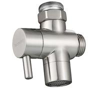 Tecmolog Adaptateur de robinet 3 voies en laiton M22 vers M24 nickel SBA021CNA