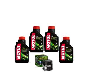 Tecneco 4 L Huile Motul 5100 10W40 Filtre à huile H Onda Hornet 600 2000 2001 2002