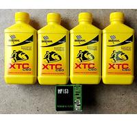 Tecneco Kit pour ducati monster 696 2008 - 2013 avec 4 litres d'huile Bardahl XTC C60 15 W50, 1 filtre à huile hiFlo HF153
