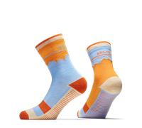 Tecnica - Mountain Woolightech Socks Ws - Chaussettes randonnée femme Orange/Lillac - M