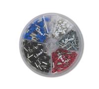 TECNID Kit de 400 cosses à sertir, embout isolé. 5 couleurs et tailles assorties