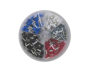 TECNID Kit de 400 cosses à sertir, embout isolé. 5 couleurs et tailles assorties