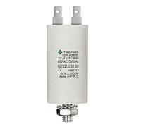 TECNID MG8350 Permanent pour Moteurs 35µF 450V. Écrou M8 Puissance. Le condensateur de démarrage est dans Un boîtier cylindrique en polypropylène. Connexion électrique Via 4 bornes, Blanc