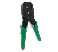 TECNID Pince à sertir 3 en 1. Pour connecteurs RJ45, RJ11, RJ12. Vert