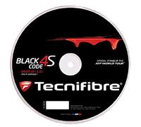 Tecnifibre Black Code 4S Corde pour raquette de tennis-noir-200 m Moulinet