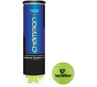 Tecnifibre Champion One Tube de 4 balles de Tennis Adulte Unisexe, Jaune, Unique