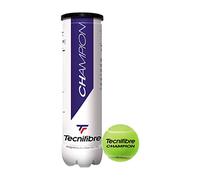 Tecnifibre Champion One Tube de 4 balles de Tennis Adulte Unisexe, Jaune, Unique