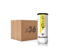 Tecnifibre Club 36x3pièce (9 douzaines) Jaune ONE-SIZE