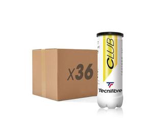 Tecnifibre Club 36x3pièce (9 douzaines) Jaune ONE-SIZE