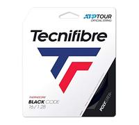 Tecnifibre Cordage de Tennis-BLACKCODE 1.28 Adulte Unisexe, Noir, Unique