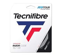 Tecnifibre Razor Code Carbon Cordage de Tennis Adulte Unisexe, Charbon, 1.30 / 12m