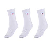 Tecnifibre Lot de 3 paires de chaussettes classiques, blanc, UK 5.5-9