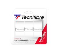 Tecnifibre Players Pro Feel Lot de 3 poignées de Tennis Blanc