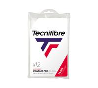 Tecnifibre Overgrips Contact Pro – Sac de 12 – Blancs