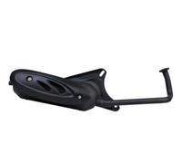 TECNIGAS Pot d'échappement Silent Pro Black Shield, noir