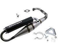Tecnigas Pot d'échappement sport NEXT R compatible pour Aprilia Amico SR 50, MBK Booster Stunt, Yamaha CW BW BWS NG Spy Slider Zuma 50 Minarelli AC debout