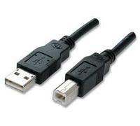 Tecno 24.05 câble USB USB 2.0 1,8 m USB A USB B Noir