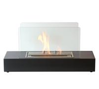 Tecno Air System Cremona Intérieure Cheminée autonome Bioéthanol Noir