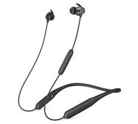 Tecno Écouteurs Sport de Type Collier avec Micro, Casque Bluetooth 5.3 avec Un Son de Grave Profond, adapté pour Le Sport en Plein air, Jeu de 60H，Résistant à l'eau IPX5, Design magnétique, Noir