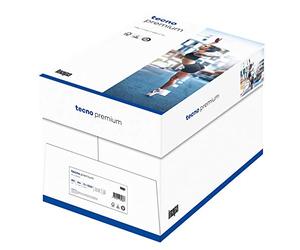 TECNO PREMIUM, papier reprographique, blancheur élevée, 80g, A4, FSC, carton de 5 x 500 feuilles