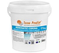 Tecno Prodist RENOVATEC MARGELLE de Peinture pour rénover les bords de piscines ou pierre de margelle - Antidérapant, anti-algues - Bonne qualité - Facile à appliquer (Blanc, 11 kg)