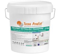 Tecno Prodist - TECPINT EXTRALISO RESPIRE (5 kg) Peinture écologique, respirante et imperméable, finition extra lisse, application facile - Sans odeur (blanc)