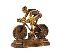 tecnocoppe Trophée Cyclisme h 13,00 cm avec étiquette personnalisée