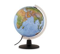 Tecnodidattica - GAIA 25 AR | Globe lumineux interactif avec réalité augmentée | Détails naturels et culture humaine | Cartographie physique et politique | Diamètre 25 cm