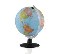 TECNODIDATTICA - Globe terrestre CONSTELLATION, lumineux, 25 cm, allumé les constellations sont illustrées