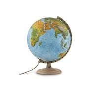 TECNODIDATTICA Technodidattica - Carte du Monde Atmosphere A4 Relief Diametro 30 cm Rilievo