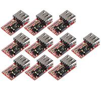 TECNOIOT 10 Pièces DC-DC Buck Module 6-24V 12V / 24V à 5V 3A USB Step Down Alimentation Chargeur Efficacité 97.5%