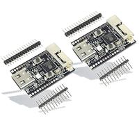 TECNOIOT 2 pièces Carte de développement WiFi6 ESP32-C6 oscillateur à Cristal LED RGB ESP32 WiFi Bluetooth