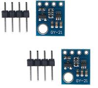 TECNOIOT 2 pièces GY-21 HTU21 HTU21D Module de capteur d'humidité Module de capteur d'humidité Interface I2C