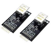 TECNOIOT 2pcs LAN8720 Ethernet Board Network Module Ethernet Transceiver RMII Interface Development Board