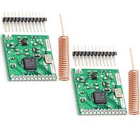 TECNOIOT 2pcs SI4432 Wireless Module 470MHz 433MHz 1000m Wireless Communication Module