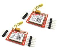 TECNOIOT 2pcs SIM800L GPRS GSM Module PCB Antenna SIM Board Quad Band
