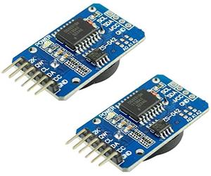 TECNOIOT 2xpcs DS3231 AT24C32 IIC Module Precision Clock for Arduino | 2xpcs I2C Module Minuscule DS3231 AT24C32 Précision Module Horloge Temps Réel pour Arduino