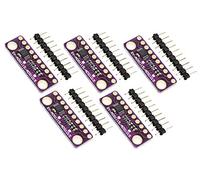 TECNOIOT 5 pcs. Module I2C ADS1015 ADC 12 Bits de précision 4 canaux Carte de développement avec amplificateur à Gain programmable