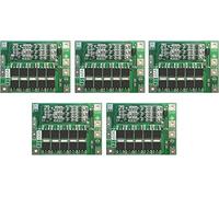 TECNOIOT 5 pièces 3S 60A 11.1V 12.6V 18650 Carte de Protection de Batterie au Lithium Version améliorée