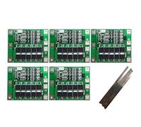 TECNOIOT 5 pièces 4S 40A 14.8V 16.8V 18650 Carte de Protection de Batterie au Lithium BMS PCB + 5 pièces Bande de Nickel