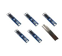 TECNOIOT 5pcs 2S 5A Li-ION Lithium Lipo 7.4V 8.4V 18650 BMS PCM Batterie Protection Board + 5pcs Nickel Strip